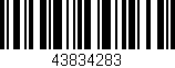 Código de barras (EAN, GTIN, SKU, ISBN): '43834283'