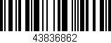 Código de barras (EAN, GTIN, SKU, ISBN): '43836862'