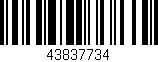 Código de barras (EAN, GTIN, SKU, ISBN): '43837734'