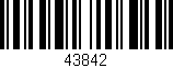 Código de barras (EAN, GTIN, SKU, ISBN): '43842'