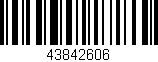 Código de barras (EAN, GTIN, SKU, ISBN): '43842606'