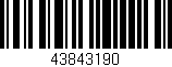 Código de barras (EAN, GTIN, SKU, ISBN): '43843190'