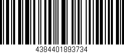 Código de barras (EAN, GTIN, SKU, ISBN): '4384401893734'