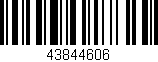 Código de barras (EAN, GTIN, SKU, ISBN): '43844606'