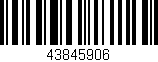 Código de barras (EAN, GTIN, SKU, ISBN): '43845906'
