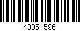 Código de barras (EAN, GTIN, SKU, ISBN): '43851596'