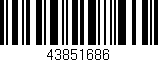 Código de barras (EAN, GTIN, SKU, ISBN): '43851686'