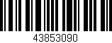 Código de barras (EAN, GTIN, SKU, ISBN): '43853090'