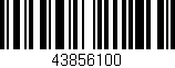 Código de barras (EAN, GTIN, SKU, ISBN): '43856100'