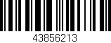 Código de barras (EAN, GTIN, SKU, ISBN): '43856213'