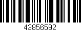Código de barras (EAN, GTIN, SKU, ISBN): '43856592'