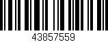 Código de barras (EAN, GTIN, SKU, ISBN): '43857559'