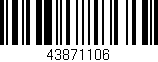 Código de barras (EAN, GTIN, SKU, ISBN): '43871106'
