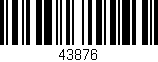 Código de barras (EAN, GTIN, SKU, ISBN): '43876'