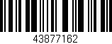 Código de barras (EAN, GTIN, SKU, ISBN): '43877162'