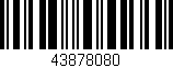 Código de barras (EAN, GTIN, SKU, ISBN): '43878080'