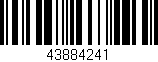 Código de barras (EAN, GTIN, SKU, ISBN): '43884241'