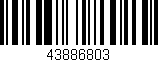 Código de barras (EAN, GTIN, SKU, ISBN): '43886803'