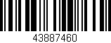 Código de barras (EAN, GTIN, SKU, ISBN): '43887460'
