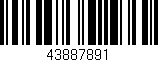 Código de barras (EAN, GTIN, SKU, ISBN): '43887891'