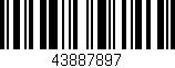 Código de barras (EAN, GTIN, SKU, ISBN): '43887897'