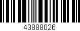 Código de barras (EAN, GTIN, SKU, ISBN): '43888026'