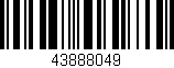 Código de barras (EAN, GTIN, SKU, ISBN): '43888049'