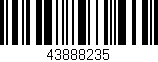 Código de barras (EAN, GTIN, SKU, ISBN): '43888235'