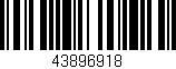 Código de barras (EAN, GTIN, SKU, ISBN): '43896918'