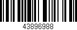 Código de barras (EAN, GTIN, SKU, ISBN): '43896988'