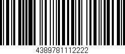 Código de barras (EAN, GTIN, SKU, ISBN): '4389781112222'