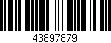 Código de barras (EAN, GTIN, SKU, ISBN): '43897879'
