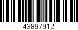 Código de barras (EAN, GTIN, SKU, ISBN): '43897912'