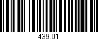 Código de barras (EAN, GTIN, SKU, ISBN): '439.01'