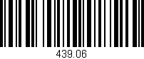 Código de barras (EAN, GTIN, SKU, ISBN): '439.06'