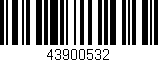 Código de barras (EAN, GTIN, SKU, ISBN): '43900532'