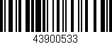 Código de barras (EAN, GTIN, SKU, ISBN): '43900533'