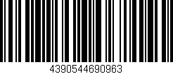 Código de barras (EAN, GTIN, SKU, ISBN): '4390544690963'