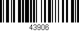 Código de barras (EAN, GTIN, SKU, ISBN): '43906'