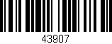 Código de barras (EAN, GTIN, SKU, ISBN): '43907'