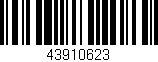 Código de barras (EAN, GTIN, SKU, ISBN): '43910623'