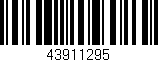 Código de barras (EAN, GTIN, SKU, ISBN): '43911295'
