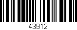 Código de barras (EAN, GTIN, SKU, ISBN): '43912'