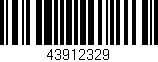 Código de barras (EAN, GTIN, SKU, ISBN): '43912329'