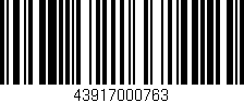 Código de barras (EAN, GTIN, SKU, ISBN): '43917000763'