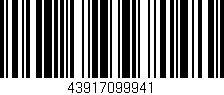 Código de barras (EAN, GTIN, SKU, ISBN): '43917099941'