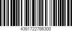 Código de barras (EAN, GTIN, SKU, ISBN): '4391722786300'