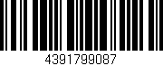 Código de barras (EAN, GTIN, SKU, ISBN): '4391799087'