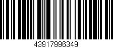Código de barras (EAN, GTIN, SKU, ISBN): '43917996349'