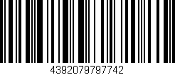 Código de barras (EAN, GTIN, SKU, ISBN): '4392079797742'
